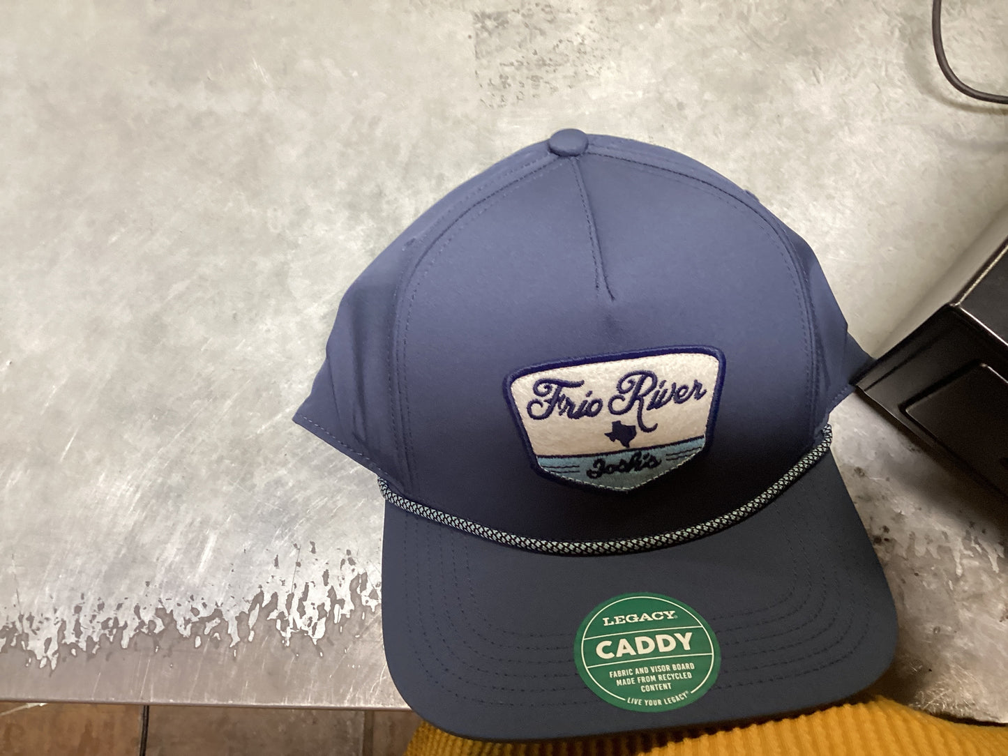 Frio river blue rope hat