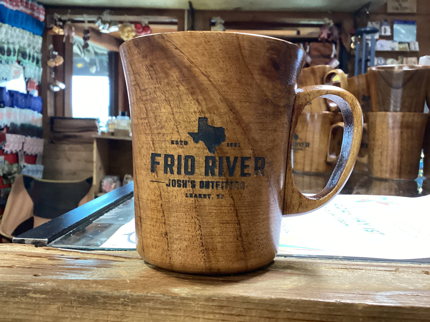 Handmade wooden water and wine cup