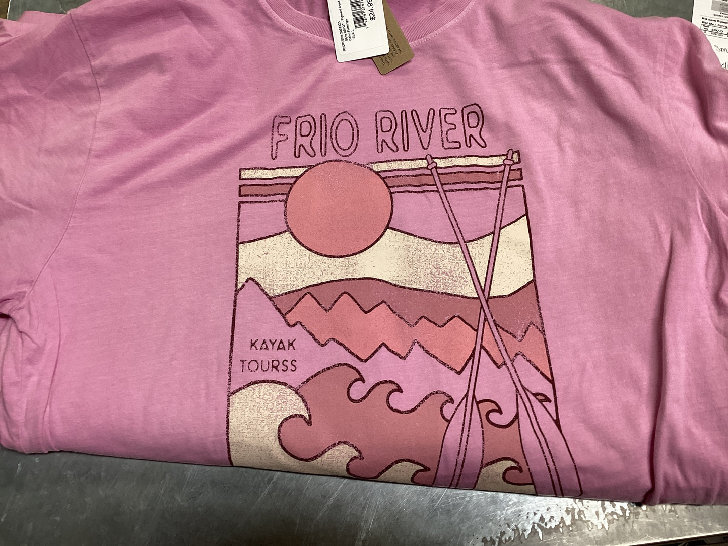 Ouray vintage pink tee