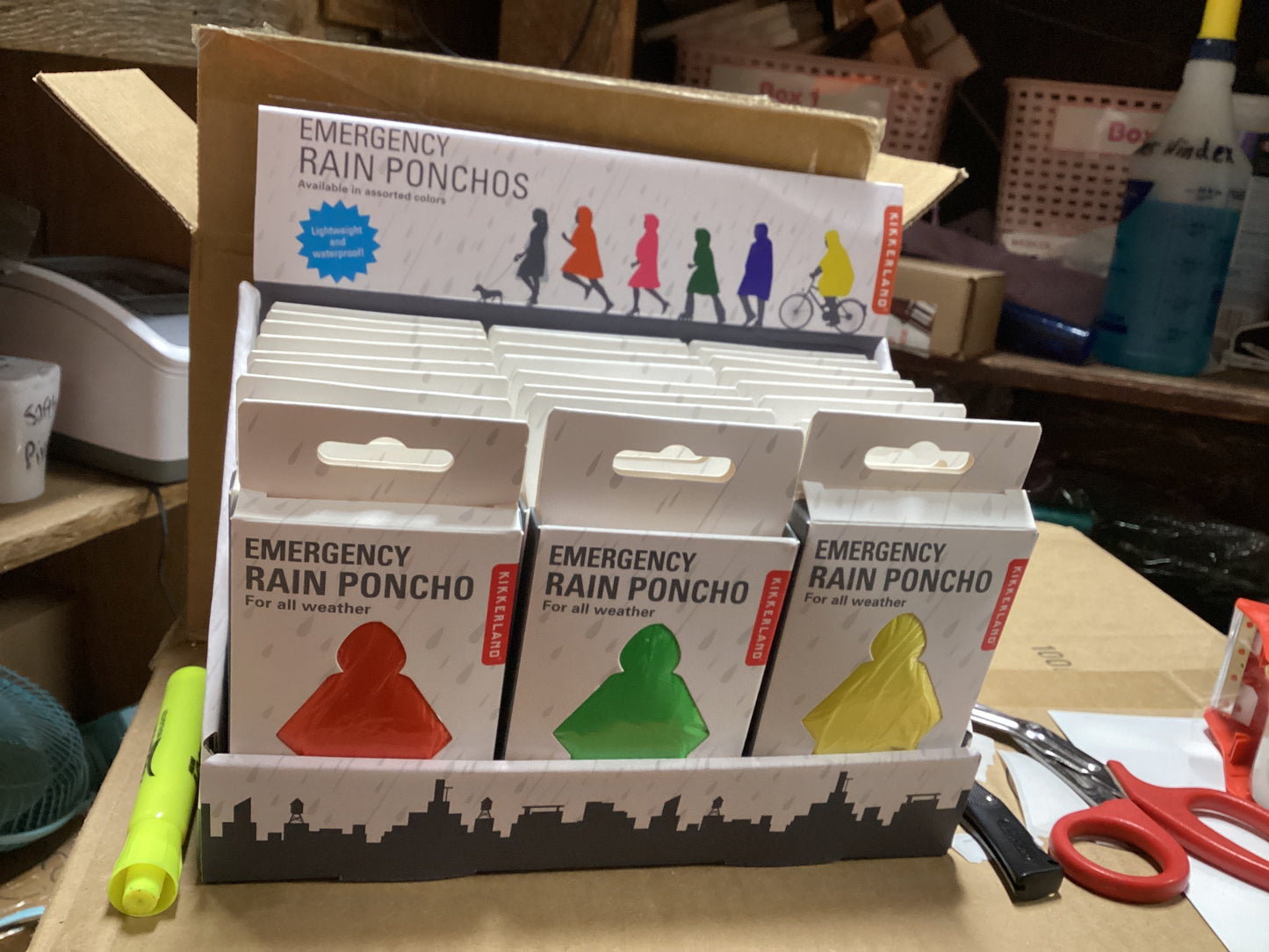 Emergency Rain Ponchos