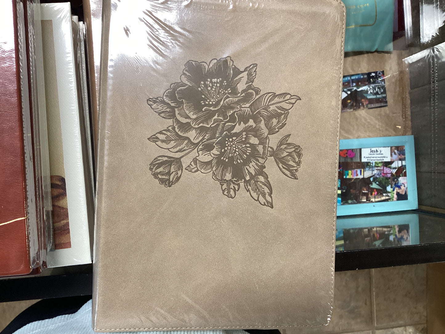 ESV Large Print Journaling Bible: Nara Theme
