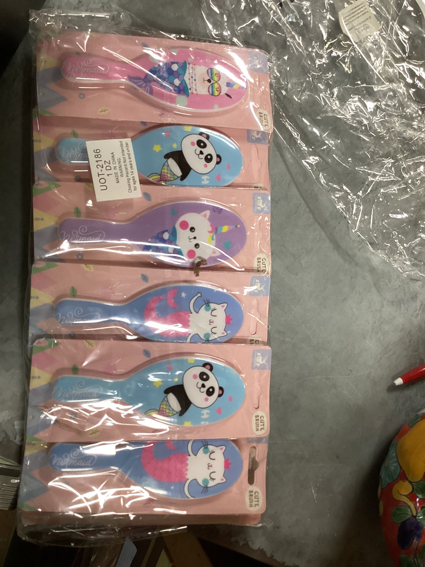 Animal Mermaid Hair Brush