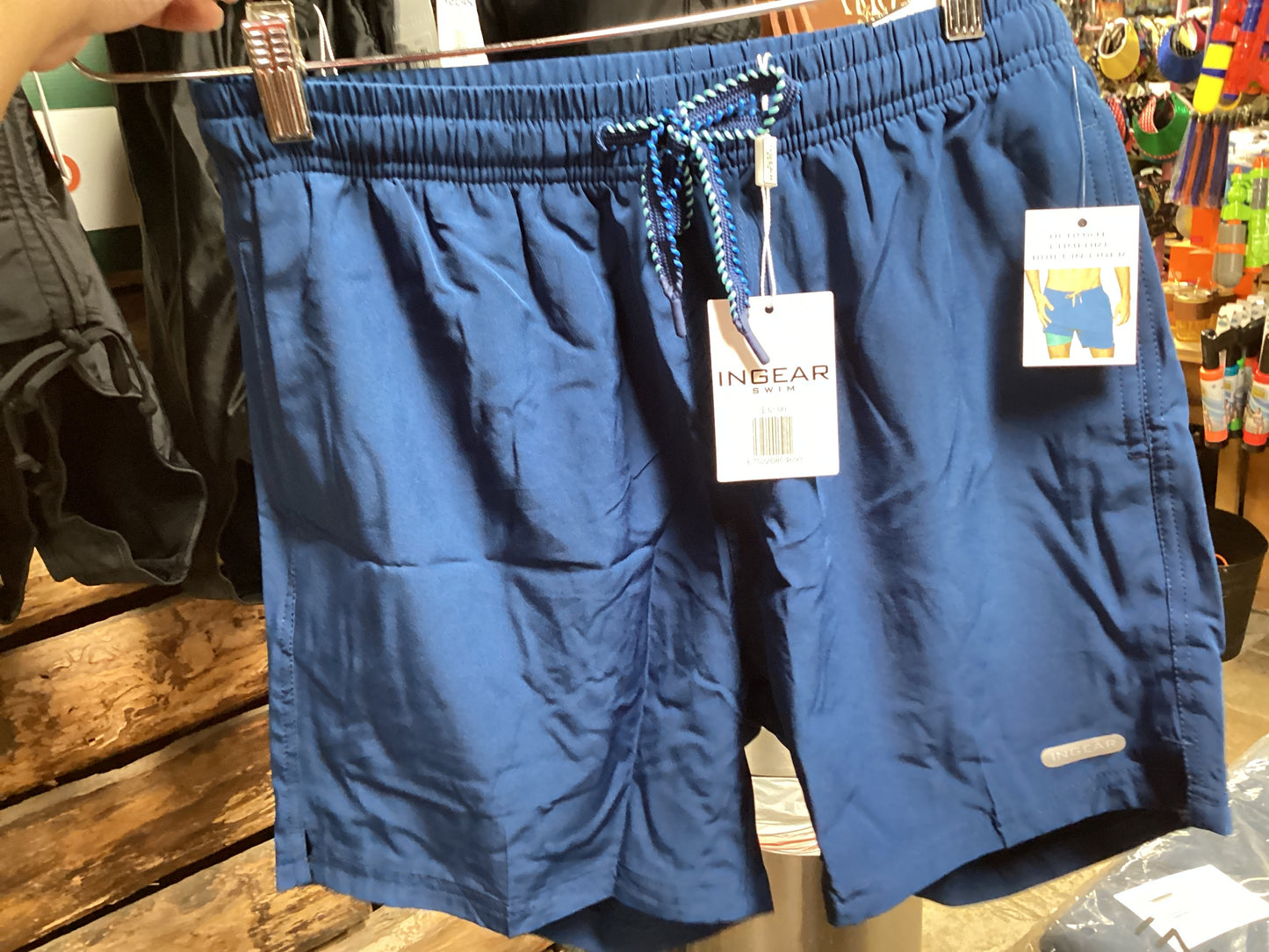 Men’s Navy Swim Trunks