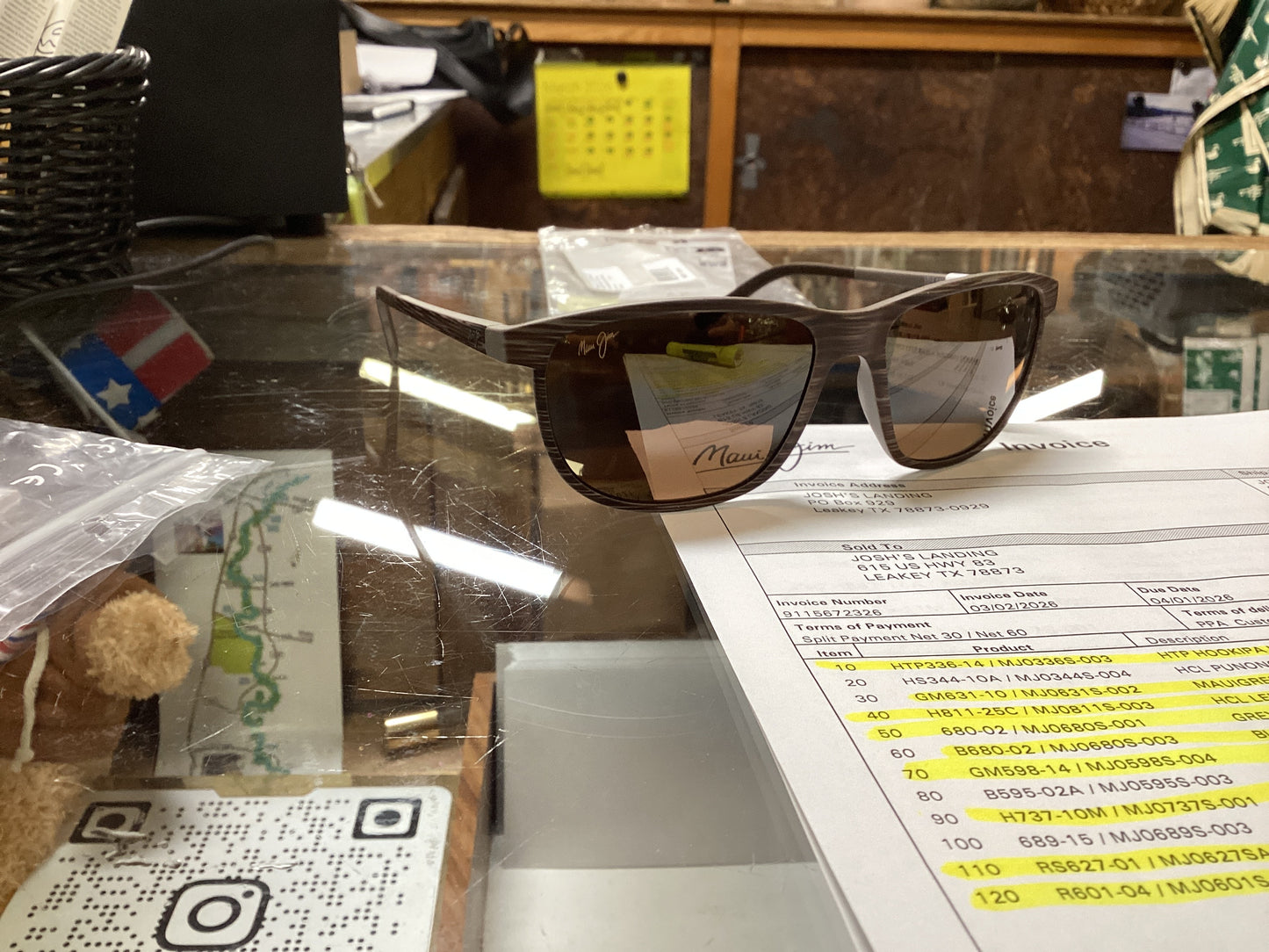 HCL LELE KAWA BROWN STRIPE Maui Jim