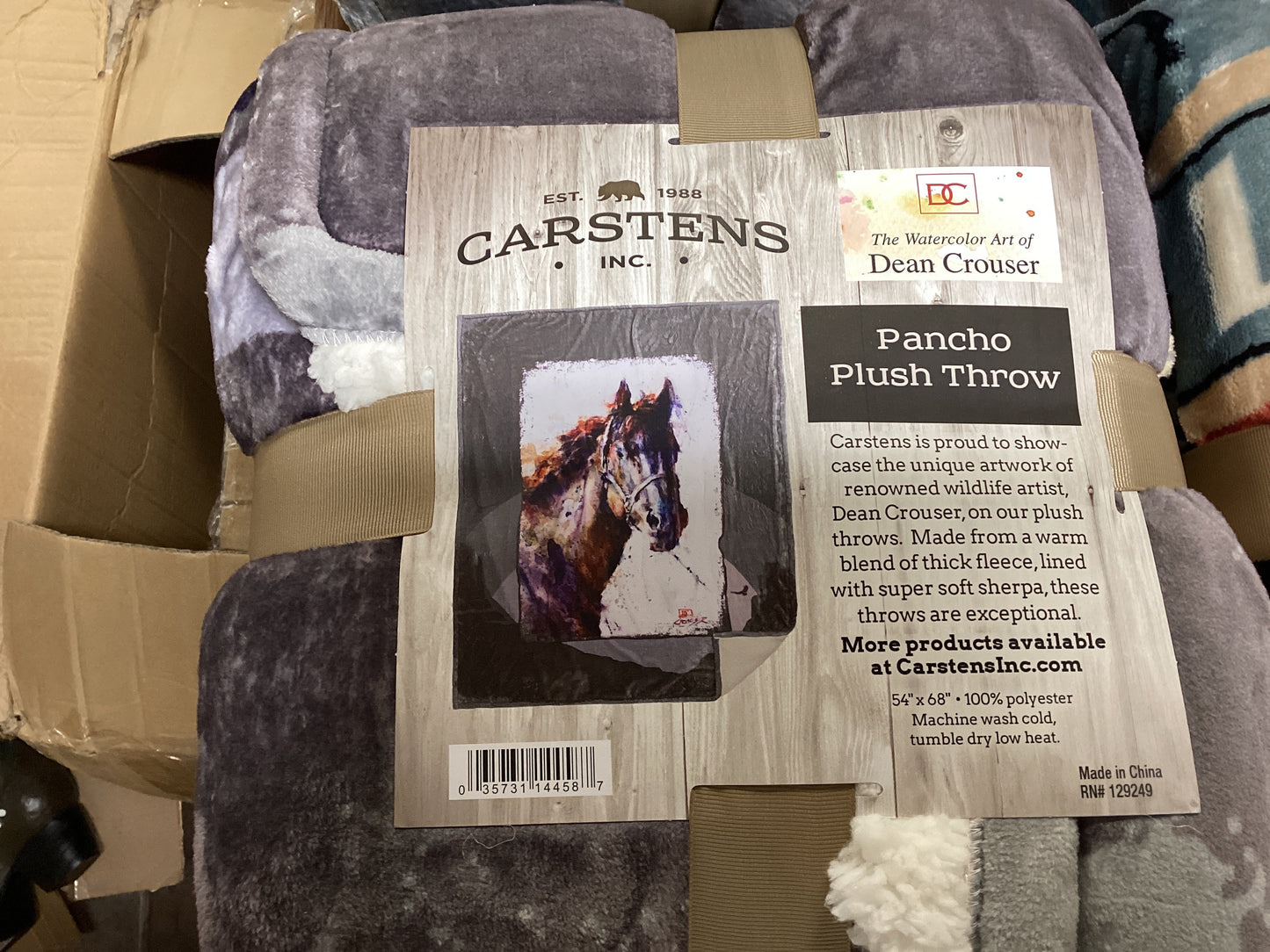Poncho Plush Throw