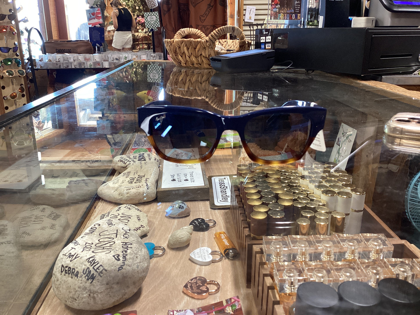 Blue/Silver Valley Isle Navy W/Tortoise