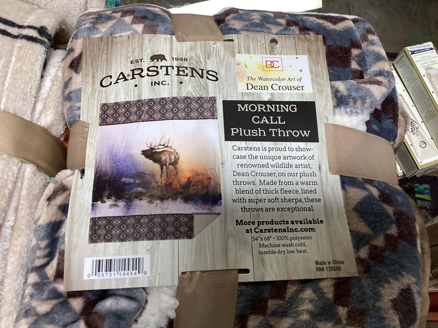 Morning Call Plush Throw
