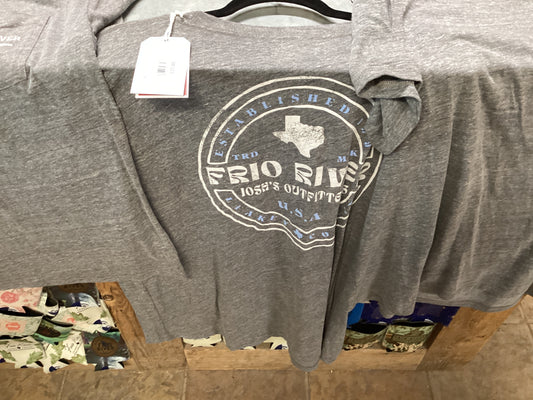 Grey front pocket tee