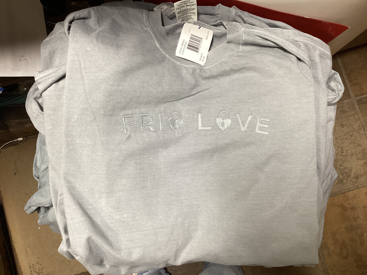 Love Lock Embroidered Shirt