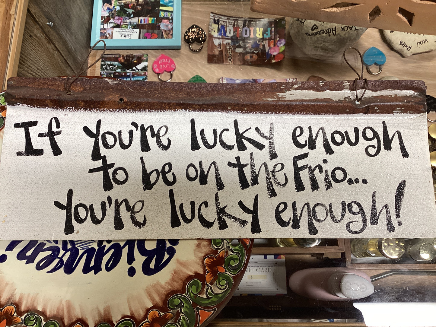 A Frio River Sign