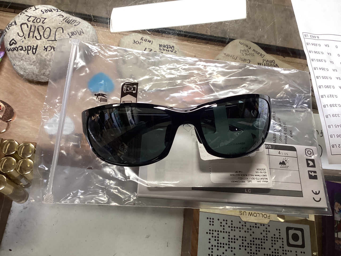 GREY TWIN FALLS BLACK GLS FADE MAUI JIM