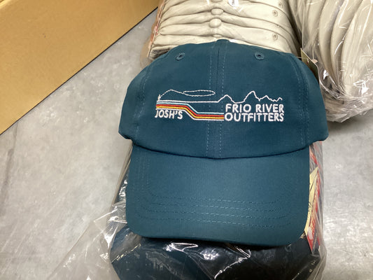 Frio river serape/blue hat