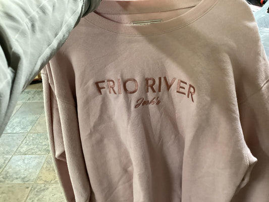 Frio River rose sweater