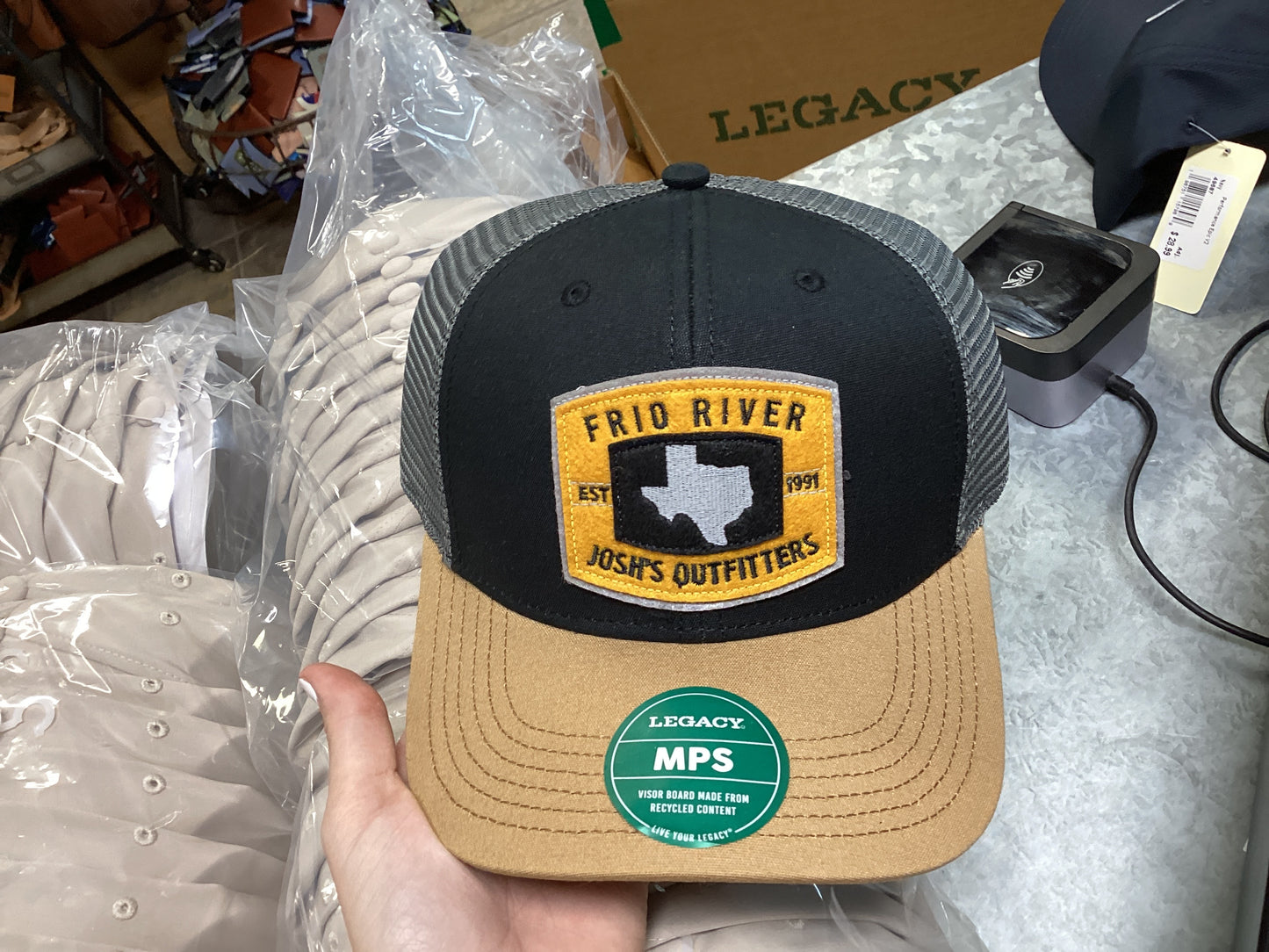 Frio river patch hat