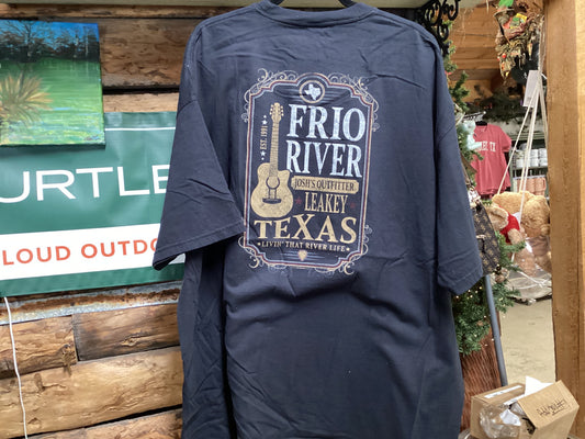 Livin That River Life Guitar T-Shirt