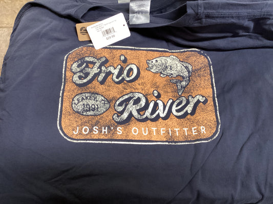 Midnight Pigment dyed Frio River T-Shirt