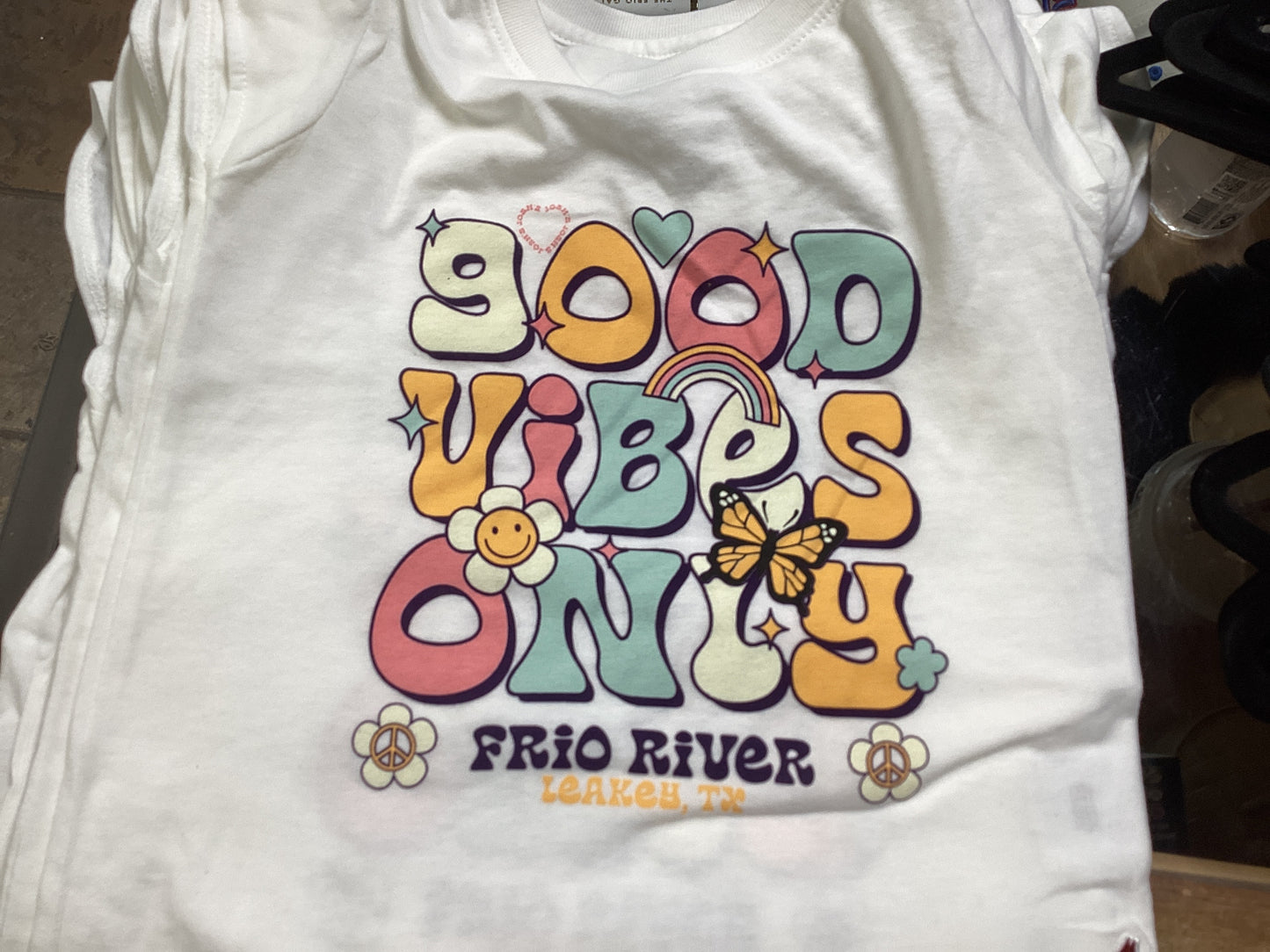 Good Vibes Only Classic White Youth T-Shirts