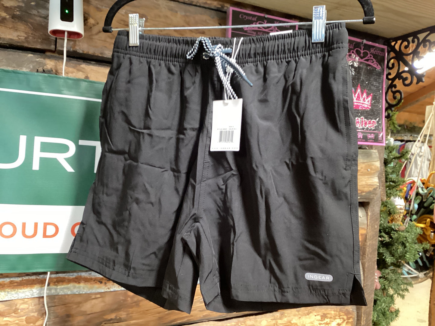 Men’s Black Swim Trunks