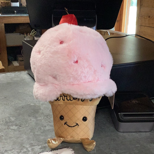 I cherrish you ice cream plush