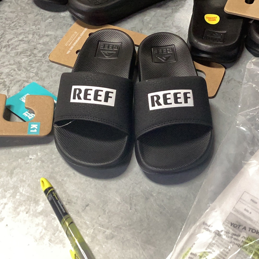 Kids One Black Reef Slides