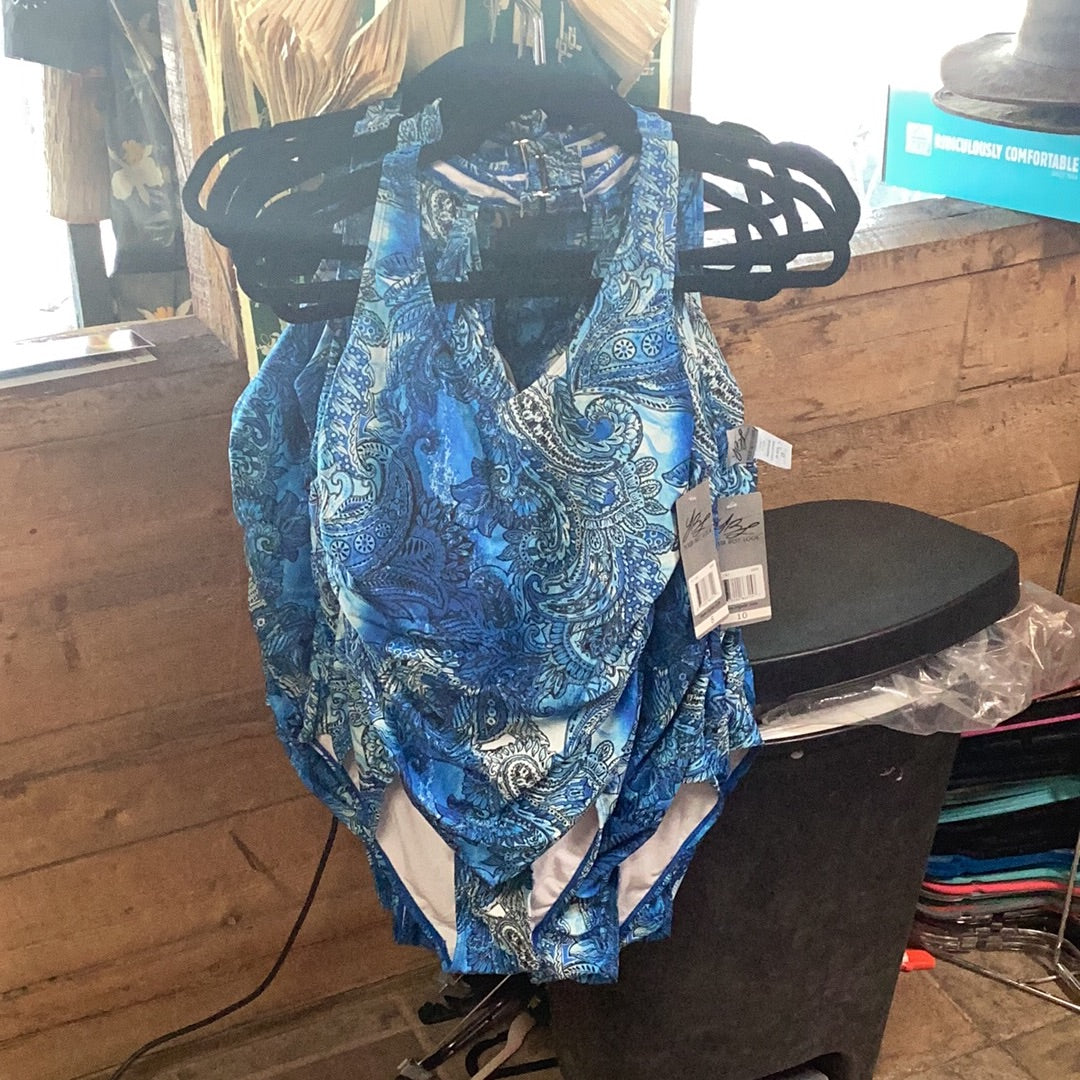 V Neck High Strap Bandana 1Piece