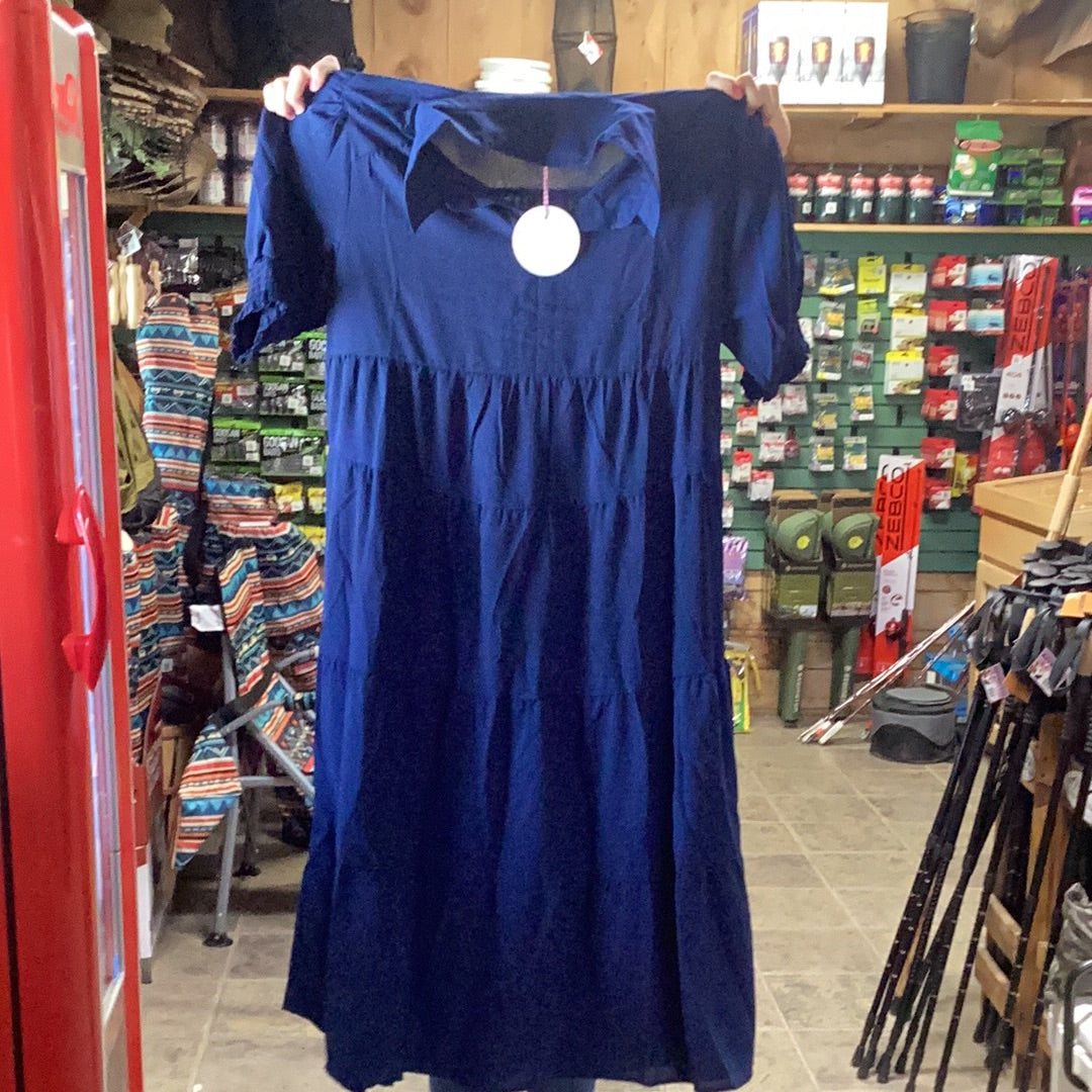 Blue Sleeve Dress