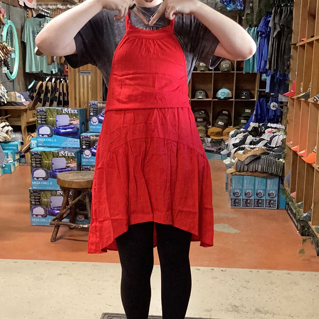 Red Neck Tie Sundress