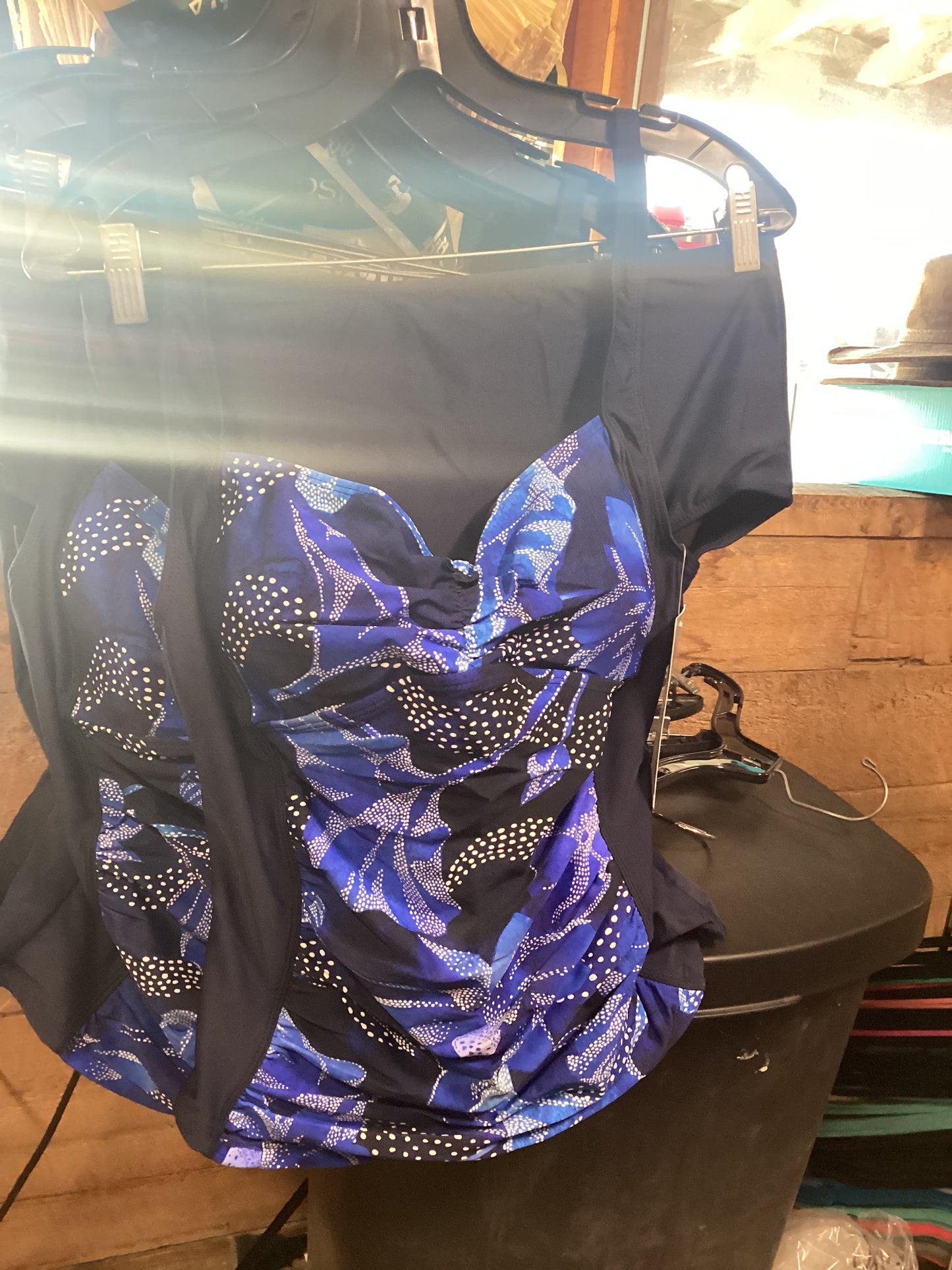 Side Shirred Tankini